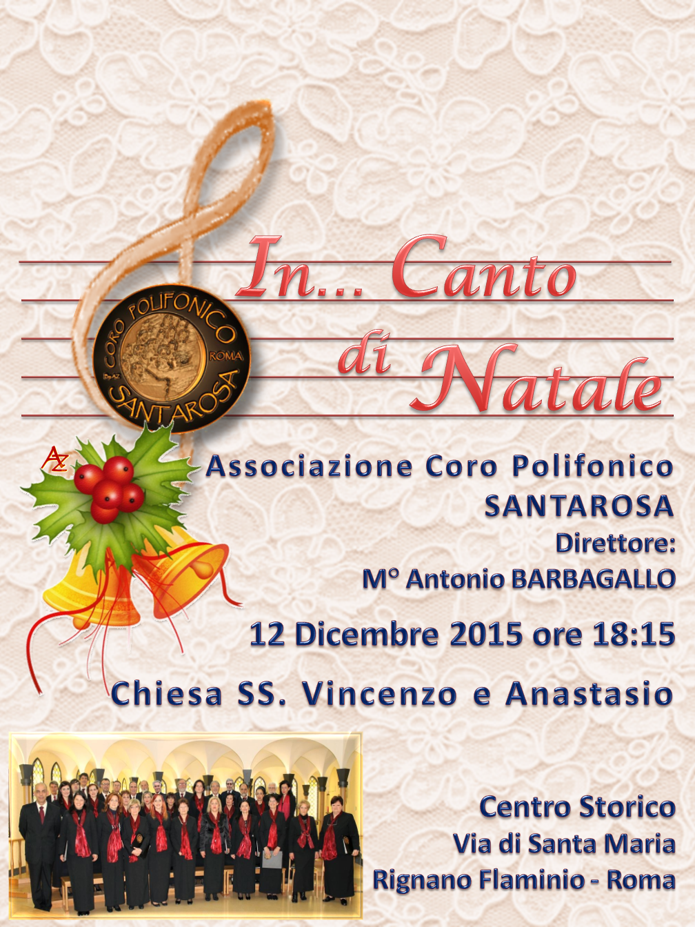 Concerto Coro SANTAROSA Rignano Flaminio 2015